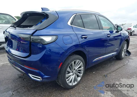 2025 Buick Envision Avenir Awd from USA, damaged, VIN LRBFZME45SD009080